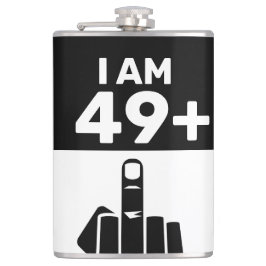 50おもしろい番目の誕生日ギフト、49プラス1 フラスク