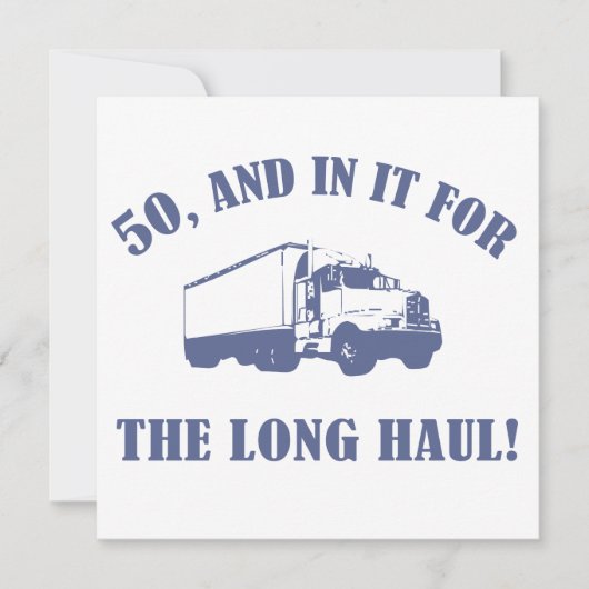 50おもしろい番目の誕生日 カード (正面)