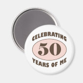 50おもしろい番目の誕生日 マグネット (正面/裏面)