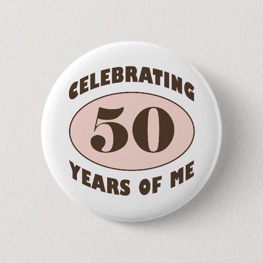 50おもしろい番目の誕生日 缶バッジ (正面)
