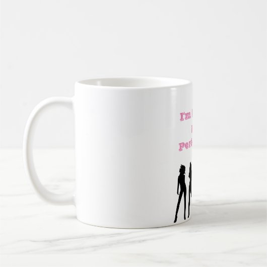 50おもしろい番目の誕生日MUG -5 PERFECT 10sではない コーヒーマグカップ (左)