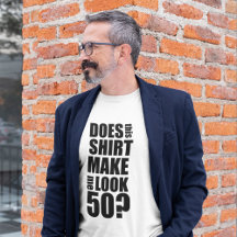 50おもしろい番目の誕生日Tシャツ