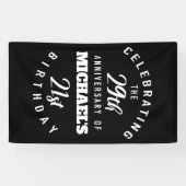 50おもしろい誕生日パーソナライズされた 横断幕 (横)