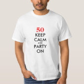 50おもしろい誕生日用誕生日シャツ |静か保に Tシャツ (正面)