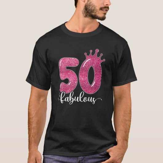 50おもしろい誕生日素晴らしい50歳誕生日 Tシャツ (正面)