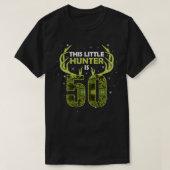 50おもしろい誕生日50歳の鹿ハンターギフトF Tシャツ (デザイン正面)
