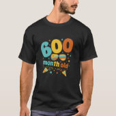 50おもしろい誕生日600カ月長袖T Sh Tシャツ (正面)