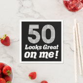 50おもしろい誕生日 スタンダードカクテルナプキン (インサイチュ)