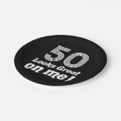 50おもしろい誕生日 ペーパープレート (アングル)