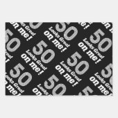 50おもしろい誕生日 ラッピングペーパーシート (正面)