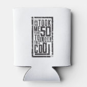 50おもしろい誕生日B日ギフトことわざ年齢50歳 缶クーラー (裏面)