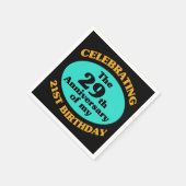 50おもしろい誕生日Gagギフト スタンダードカクテルナプキン (角)