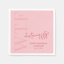 50おもしろい誕生日WTF |ピンクレッドモダン誕生日