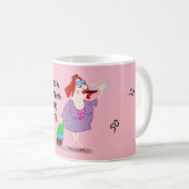 50おもしろいMUG – 周りにウィンキングする価値がある! コーヒーマグカップ (正面右)