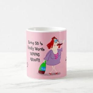 50おもしろいMUG – 周りにウィンキングする価値がある! コーヒーマグカップ