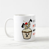 50おもしろいMUG -29祝回目 コーヒーマグカップ (左)