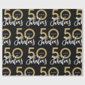 50およびすばらしいギフト用包装紙 ラッピングペーパー (フラット)