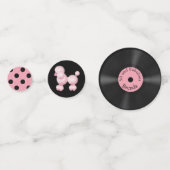 50およびすばらしいレトロのパーソナライズな紙吹雪 コンフェッティ (正面)