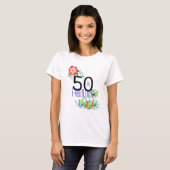50およびすばらしい熱帯第50誕生会 Tシャツ (正面フル)