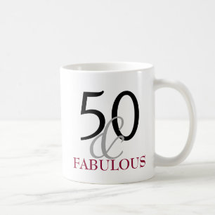 50およびすばらしい第50誕生日プレゼントのマグ コーヒーマグカップ