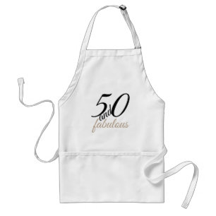 50およびすばらしい誕生会のエプロン スタンダードエプロン