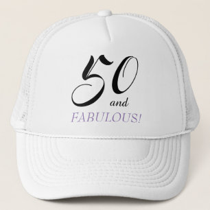50およびすばらしい誕生会 キャップ