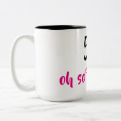 50およびすばらしい誕生日のコーヒー・マグ ツートーンマグカップ (左)