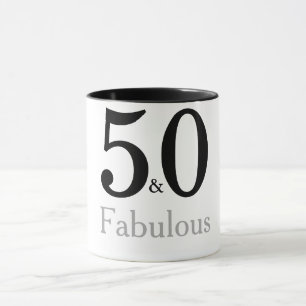 50およびすばらしい誕生日のマグ マグカップ