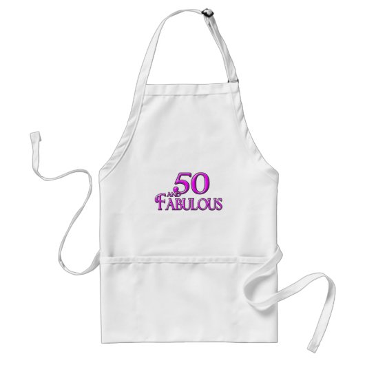 50およびすばらしい スタンダードエプロン (正面)