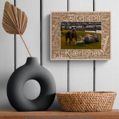 50お洒落モダン言語でレーザー彫刻「LOVE」 レーザー彫刻フレーム