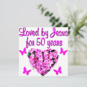 50かわいらし誕生日 カード (スタンド正面)