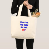 50このバッグをします ラージトートバッグ (正面(商品))