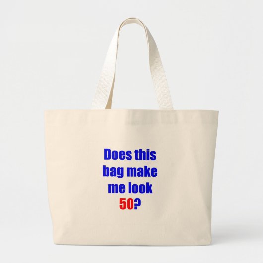 50このバッグをします ラージトートバッグ (正面)