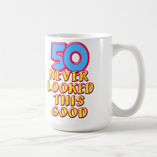 50この良いマグに見えたことがない コーヒーマグカップ (右)
