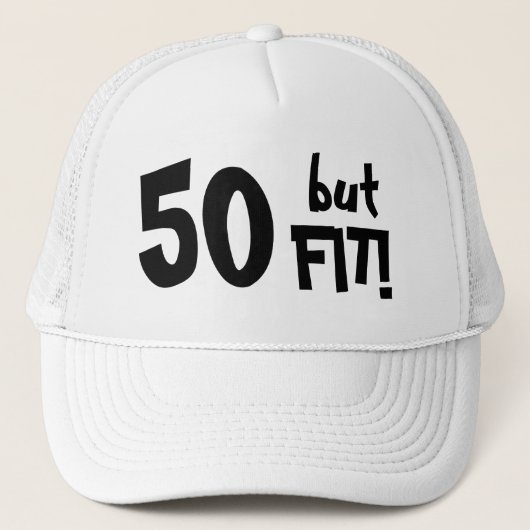 50しかし適合のクールな50歳の誕生日 キャップ (正面)