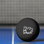 50そうおもしろい何引用文50th誕生日ブラック 卓球ボール (ネット)