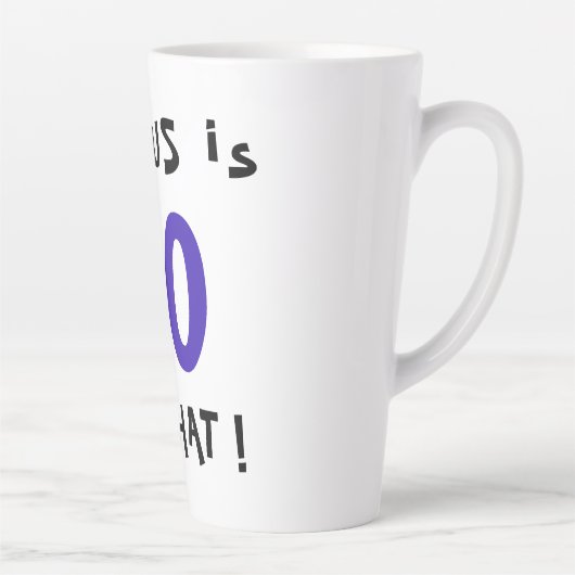 50だからおもしろい何感動的引用文50番目の誕生日 カフェラテマグ (右)