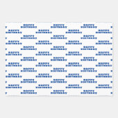 50だから何おもしろい引用文タイポグラフィ50誕生日 ラッピングペーパーシート (正面3)