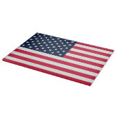 50つ星アメリカ国旗:古い栄光の星とストライプ カッティングボード (角)