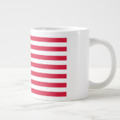 50つ星アメリカ国旗:古い栄光の星とストライプ ジャンボコーヒーマグカップ (右)