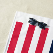 50つ星アメリカ国旗:古い栄光の星とストライプ ビーチタオル (インサイチュ)