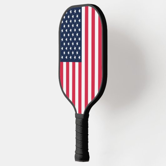 50つ星アメリカ国旗：古い栄光の星とストライプ ピックルボールラケット (左)