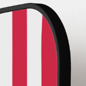 50つ星アメリカ国旗：古い栄光の星とストライプ ピックルボールラケット (左詳細)