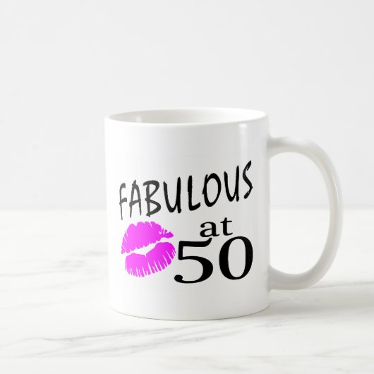 50ですばらしい コーヒーマグカップ (右)