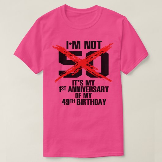 50ではない Tシャツ (デザイン正面)
