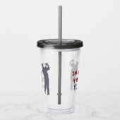 50でゴルフ懸命を運転すること アクリルタンブラー (右)
