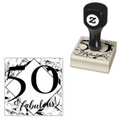 「50とすばらしい!」悪いゴムクールスタンプ ラバースタンプ (押印)