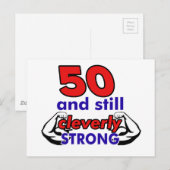 50とまだ巧妙に強い ポストカード (正面/裏面)