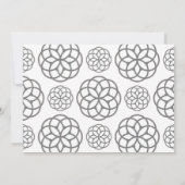 50とシンプルに素晴らしい誕生日招待状 招待状 (裏面)