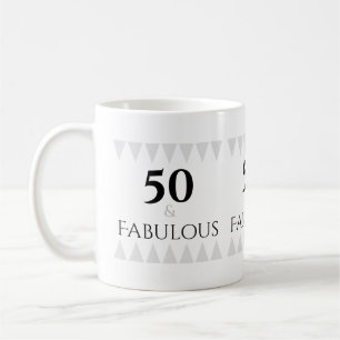 50とスタイリッシュ素晴らしいシルバーブラックタイポグラフィ コーヒーマグカップ